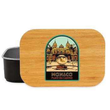 Illustration originale Casino Monaco Côte d'Azur - Boîte à goûter - noir - Devant