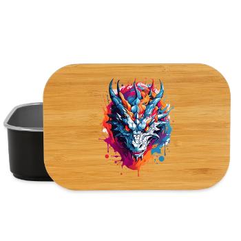 Cool Dragon - Lunch Box - black - Front