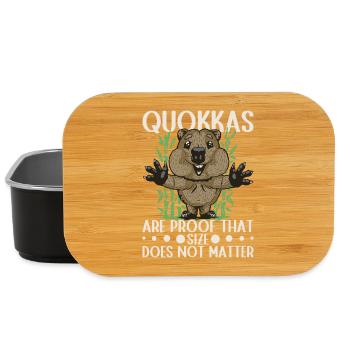 Quokkas are proof - Lunch Box - black - Front