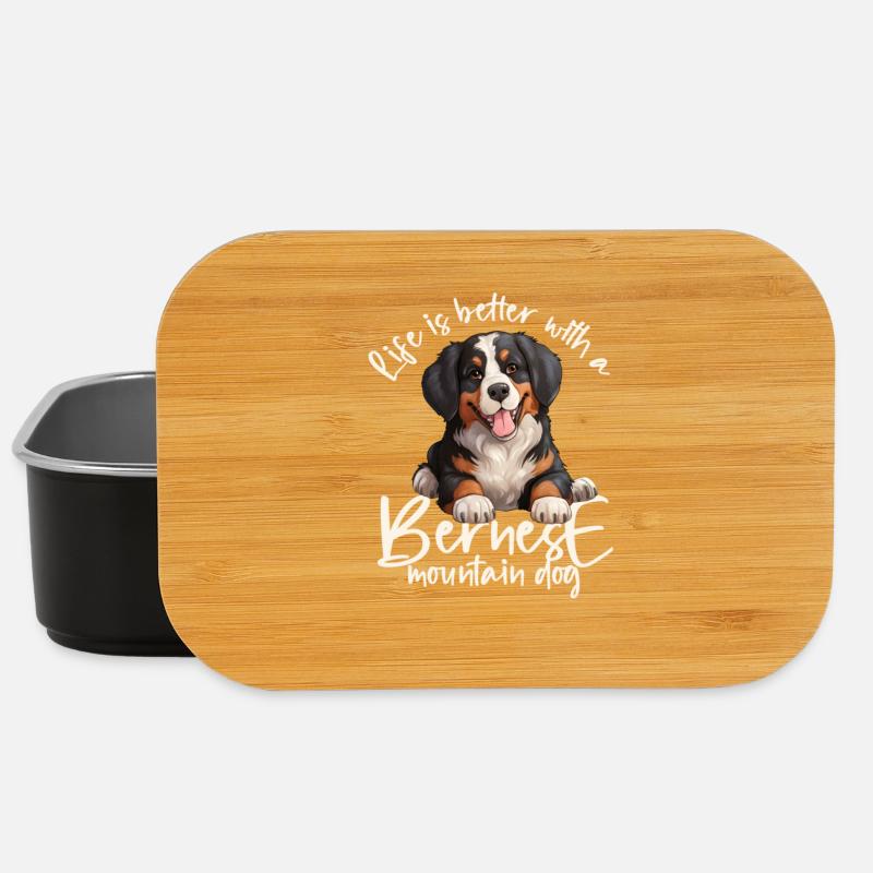 Berner Sennenhund - Lunch Box - Schwarz
