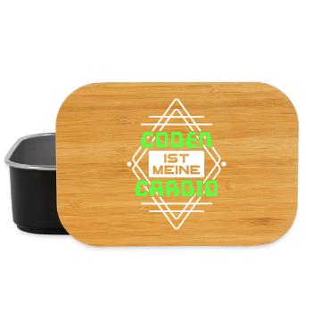 Coden Statement Developer Computerfreak Skripting - Lunch Box - Schwarz - Vorne