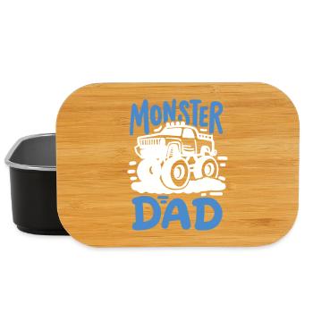 Monster Truck Papa Vatertag - Lunch Box - Schwarz - Vorne