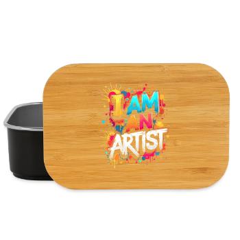 I AM AN ARTIST - Lunch Box - black - Front