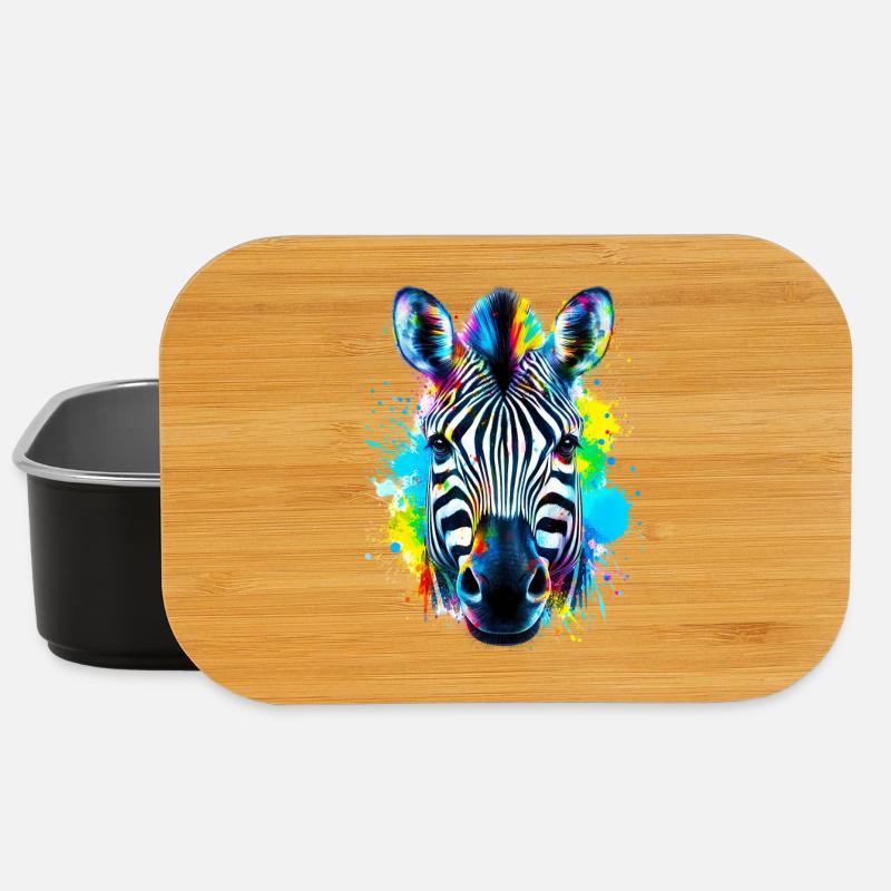 Zebra - Lunch Box - Schwarz