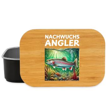 Cadeau de pêcheur pour enfants Trout - Boîte à goûter - noir - Devant