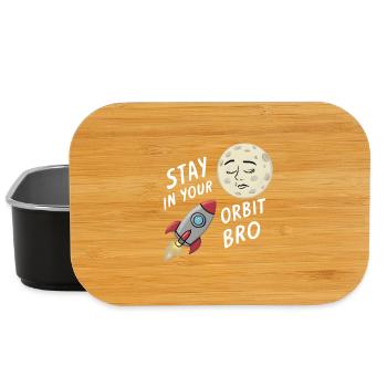 Stay in Your Orbit, Bro - Lunch Box - Schwarz - Vorne