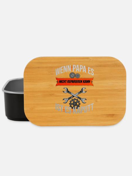 Dad Repairing Father's Day Daddy Dad Home Improvement - Lunch Box - black