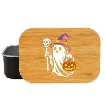 Fantôme, Costume de fête d’Halloween - Citrouille - Boîte à goûter - noir - Devant