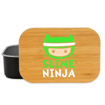 Slime Slime Slimy - Boîte à goûter - noir - Devant