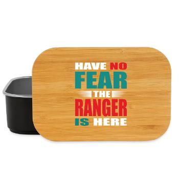 Have no Fear the Ranger is here Outfit - Lunch Box - black - Front