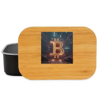 Bitcoin Power Development – Énergie dynamique - Boîte à goûter - noir - Devant