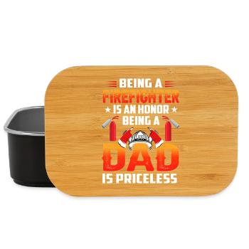 Fire Brigade Dad - Lunch Box - black - Front