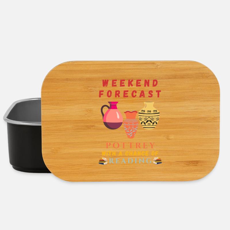 Wochenendvorhersage: Töpferei mit Lesechance  - Lunch Box - Schwarz