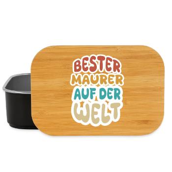 Appointment as a bricklayer - Lunch Box - black - Front