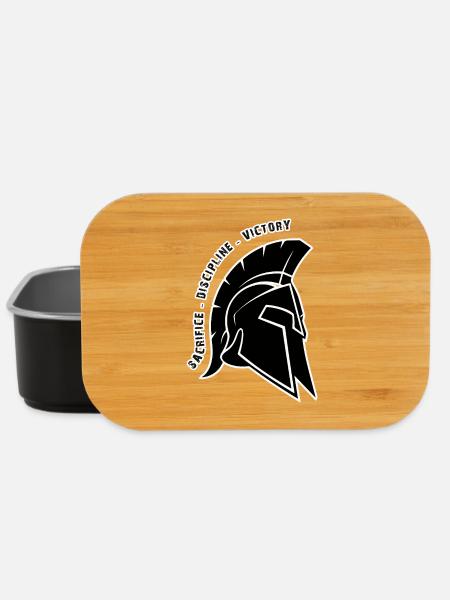 Epischer Sieg Spartanischer Helm - Lunch Box - Schwarz