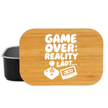 Game Over Reality - Lunch Box - Schwarz - Vorne