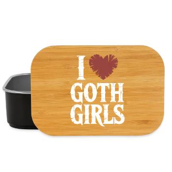 I Heart Goth Girls - Lunch Box - black - Front