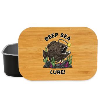 Abyssale Angelfische, Tiefseeköder-Humor - Lunch Box - Schwarz - Vorne