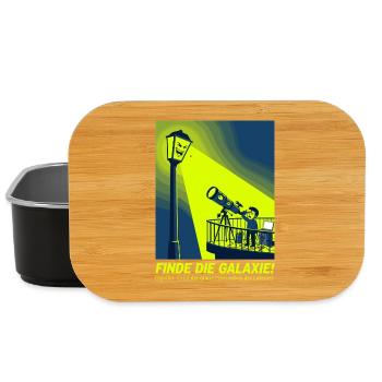 Lichtverschmutzung Astronomie Teleskop Humor Desig - Lunch Box - Schwarz - Vorne