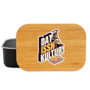 Dat Issn Kultur - Currywurst - Lunch Box - Schwarz - Vorne