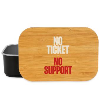 No Ticket No Support Computer Scientist IT Administrator - Lunch Box - black - Front