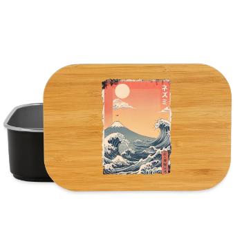 Kawaii Natur - Lunch Box - Schwarz - Vorne
