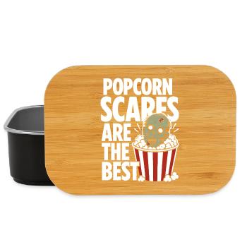 Popcorn Scares Horror Design - Lunch Box - black - Front
