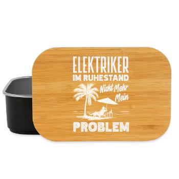 Elektriker Im Ruhestand - Lunch Box - Schwarz - Vorne