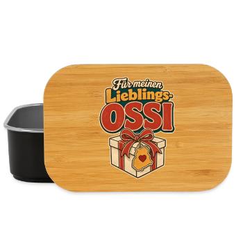 Lieblings Ossi, Fuer meinen Ossi Geschenk, DDR Hum - Lunch Box - black - Front