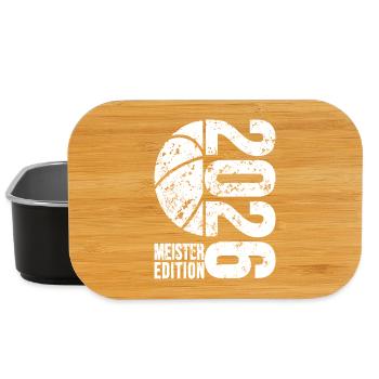 Basketball Meister Edition 2026 in weiß - Lunch Box - Schwarz - Vorne