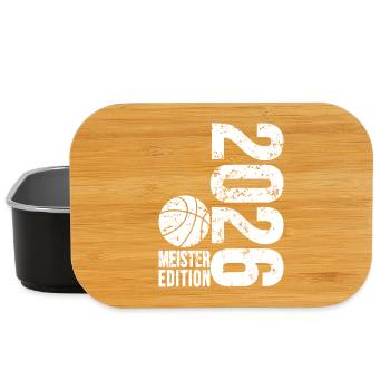 Basketball Meister Edition 2026 in weiß - Lunch Box - Schwarz - Vorne