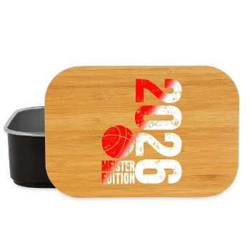 Basketball Master Shirt 2026, red white - Lunch Box - black - Front