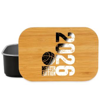 Basketball Master Shirt 2026, black and white - Lunch Box - black - Front