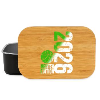 Basketball Champion Shirt 2026, green white - Lunch Box - black - Front