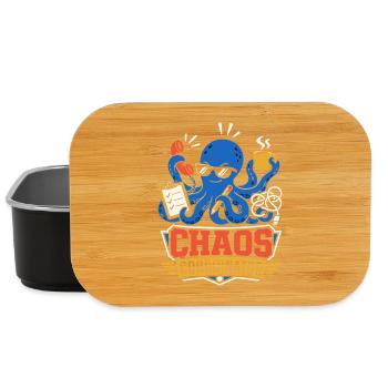 Chaos Coordinator Octopus - Lunch Box - black - Front
