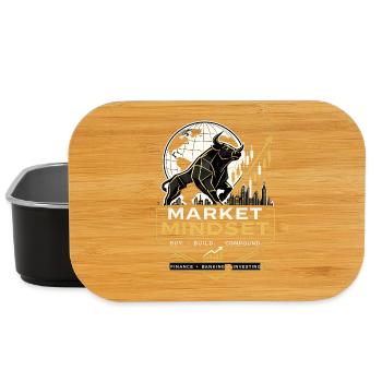 Börse Finanzen Bank Investment Trading  - Lunch Box - Schwarz - Vorne