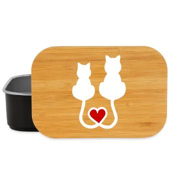 Cats - Lunch Box - black - Front