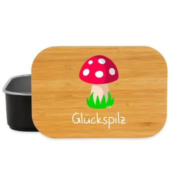 Glückspilz - Lunch Box - Schwarz - Vorne