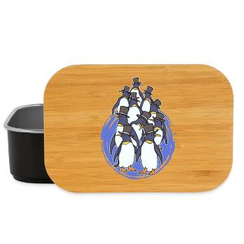 Kalt Eis Pinguin Tier Antarktis Seevogel - Lunch Box - black - Front