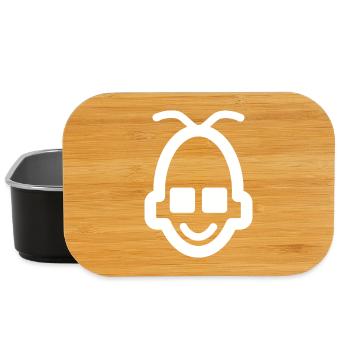 Lustiges Gesicht Music Design - Lunch Box - Schwarz - Vorne