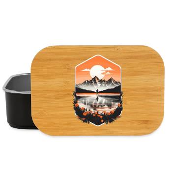 Abenteuer Reise - Lunch Box - Schwarz - Vorne