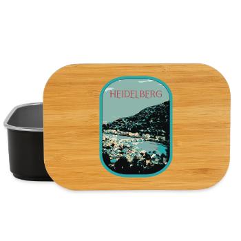 Heidelberg: Mesmerizing View of the Neckar - Lunch Box - black - Front