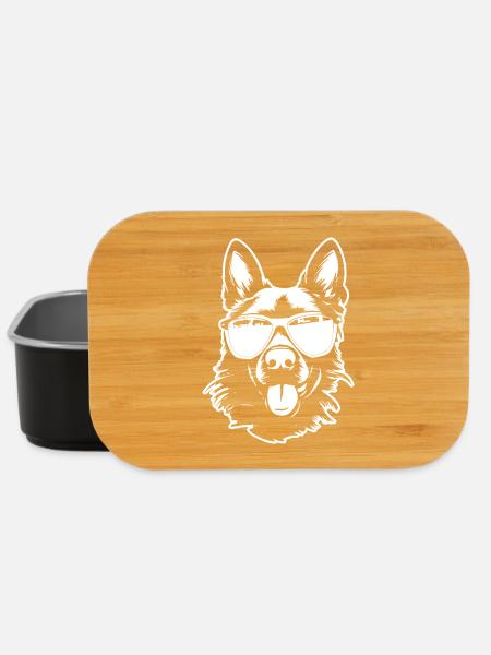 Deutscher Schäferhund Sonnenbrille - Lunch Box - Schwarz
