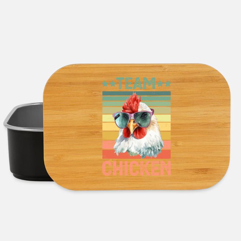 Huhn Hühner - Lunch Box - Schwarz
