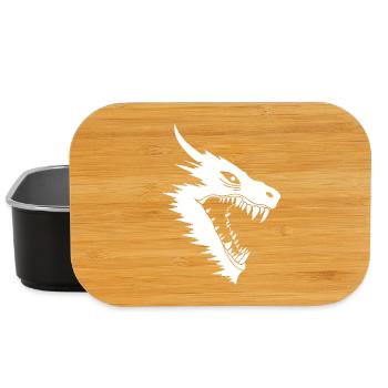 White Dragon's Attack - Lunch Box - black - Front