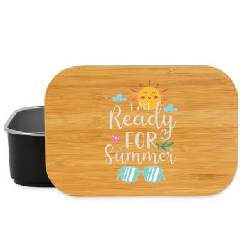 Ich bin bereit für den Sommer - Lunch Box - Schwarz - Vorne