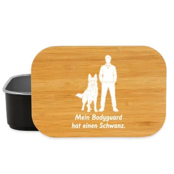 My bodyguard has a cock. - Lunch Box - black - Front
