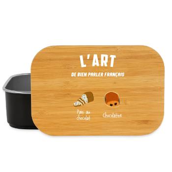 Fierté Sud Ouest Geschenkidee - Lunch Box - Schwarz - Vorne