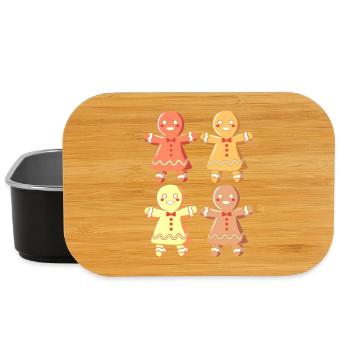 Team Girl Christmas - Lunch Box - black - Front