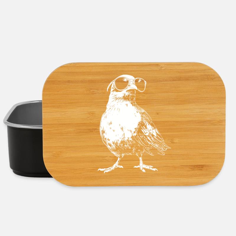 Cool Taube Sonnenbrille - Lunch Box - Schwarz